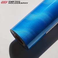 Rouleaux de feuille de gaufrage à chaud holographique laser haute brillance en gros pour l'impression d'emballages