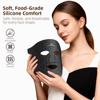 Redfy-Appareil de beauté pour le visage et le cou, photon Nir infrarouge, masque de thérapie par la lumière, portable, portable