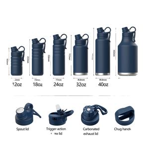 Botella de Agua de Doble Pared con Aislamiento al Vacío, Personalizable con Logotipo, a Prueba de Fugas, Venta Caliente - Product Image 4