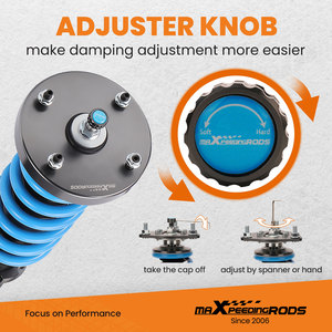 MaXpeedingrods Suspension pneumatique en ressort hélicoïdal Kit de conversion Coilover pour Jaguar XJ XJR <span class=keywords><strong>XJ8</strong></span> X358 <span class=keywords><strong>X350</strong></span> 2003-2009 - Product Image 4