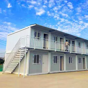 high quality security steel frame prefabricated house made container portable office container