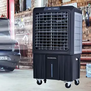 Ar condicionado evaporativo 9000m 3/h, novo design de baixo w, ventilador industrial, filtro de poeira