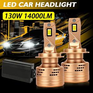 RAYCH Nuevo Faro LED F3X de 130w 14000lm Color <span class=keywords><strong>Blanco</strong></span> 3 Años de Garantía H1 H3 H11 9005 H13 H4 H7 Faro LED para Automóvil Universal - Product Image 2