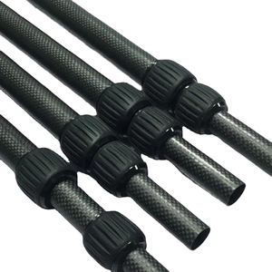 Canne télescopique en fibre de carbone T300/T700/T800 légère et haute résistance pour l'extérieur, tube en fibre de carbone à réglage télescopique flexible - Product Image 1