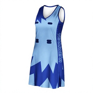 Proveedor Mayorista de Vestidos de Tenis Transpirables de Secado Rápido con Serigrafía para Mujer, Uniformes de Netball con Logotipo Personalizado y Elasticidad en 4 Direcciones - Product Image 1