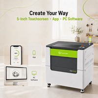Machine de gravure et de découpe au laser CO2 60W 80W 100W pour l'acrylique, le bois, les artisanats, les enseignes, les cadeaux avec système de découpe de haute précision