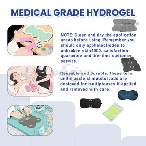 Almohadilla de electrodos de gel adhesivo 11*15Cm equipos de fisioterapia almohadilla de electrodos no tejidos unidad Tens almohadilla adhesiva de electrodos de mariposa - Product Image 4