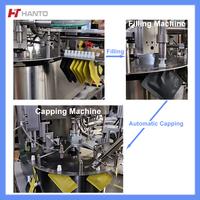 Machine d'emballage automatique de sachets préformés à table rotative, machine de remplissage et de bouchage de sachets verticaux pour divers emballages de produits liquides