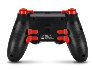 Manette de jeu sans fil professionnelle pour PS4 PS3 <span class=keywords><strong>PC</strong></span>, contrôleur de jeu avec touches macro M1-M4, capteur de mouvement 6 axes, <span class=keywords><strong>Bluetooth</strong></span> 5.0 - Product Image 3