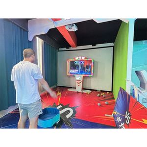 Machine de jeu vidéo de combat à deux joueurs Rouge et Bleu, équipement de divertissement d'arcade à grande échelle pour centre commercial, à monnayeur, réaliste - Product Image 3