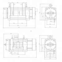 Ascenseur industriel certifié CE, matériaux de qualité supérieure, résistant à l'usure, installation facile, expédition mondiale, traction pour villa et appartement
