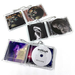 Venta al por mayor personalizado Nfc Álbum Música Mini póster doblado papel sesión fotográfica etiqueta programable Nfc Cd llavero - Product Image 1