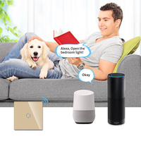 Bingoelec luxe 1000W télécommande électrique universelle wifi ZigBee smart wifi tactile éclairage mural commutateurs pas de neutre