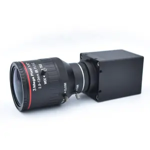 SDI HD MIカメラ1/2 CMOS IMX385 1080Pデジタルセキュリティカメラ、12-36mm手動ズームレンズ付き産業用デジタルCマウントOSDメニュー