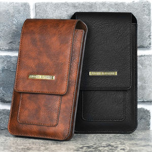 Accesorios deportivos para teléfono móvil para hombre, cartera universal magnética de cuero, riñonera para teléfono móvil, venta al por mayor - Product Image 1