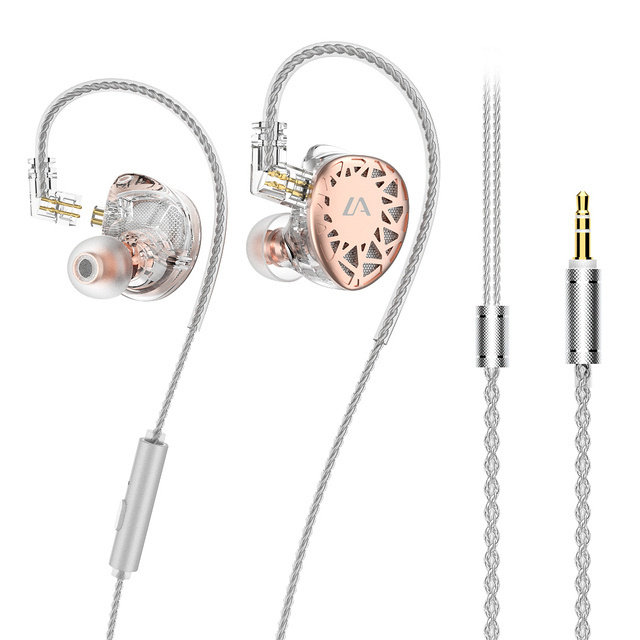 Lafitear LF3-P Hybrid Driver 1DD+1BA+1EST Balanced Armature Electrostatic HiFi Hi-Res Monitor IEM Earphone