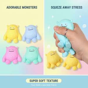 Areia enchimento descompressão neve monstro amassar música TPR rebote lento anti-queda crianças adultos brinquedos atacado logotipo personalizado - Product Image 2