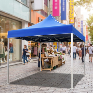 3x3M Retractable Pop-Up Tent Single Layer Durable Oxford Cloth Waterproof Awning <b>Canopy</b> for Sports <b>Outdoor</b> Events - Product Image 2