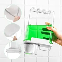 Conteneur de stockage transparent en PET multi-usages avec bec verseur pour lessive liquide, poudre et farine de riz