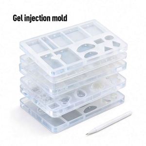 Professional Handmade Resin Jewelry Craft Kit Featuring Crystal Clear Fast Cure Adhesive <b>UV</b> Light Silicone Forms Art Model - Product Image 6