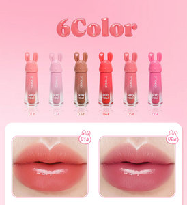 MLM customizable Shiny Plumping Jelly <b>Lip</b> Gloss Waterproof Long Wear Non-stick Cup Hydrating Gloss <b>Lip</b> Tint Makeup For Women - Product Image 1