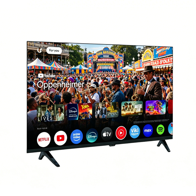 Customizable OEM HDTV Smart TV 55-85 Inch 4K UHD LED Android for Hotel Use