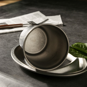 แก้วกาแฟสแตนเลส 304 สไตล์วินเทจเกาหลี พิมพ์โลโก้ได้ ปากกว้าง ทรงอเมริกาโน่  แบบสั่งทำพิเศษ สำหรับเดินทาง ของขวัญ - Product Image 5