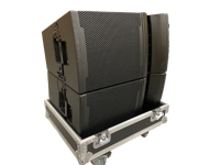 Altavoces de escenario colgantes para exteriores de Iglesia activa/pasiva de 8 ohmios de rango completo compacto profesional carcasa de madera contrachapada de alta calidad