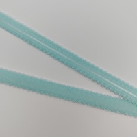 Sangle en sangle élastique Spandex/Nylon personnalisée, haute résistance, souple et flexible, bord picoté, pour chaussures, sacs, textile de maison, 15 mm – Vente en gros usine