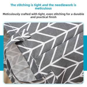 Cesto de Ropa Cilíndrico Grande para el Hogar, de Tela, con Forro de Algodón y Lino, Plegable e Impermeable, para Almacenamiento de Juguetes - Product Image 6