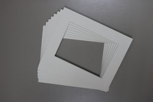 Pre-cut 11x14 "với 8x12" Mở giấy khung ảnh matboard nhà máy - Product Image 2