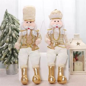 Whimsical Holiday <b>Nutcracker</b> Ornament Cute Sitting Figurine Fireplace Mantel <b>Decor</b> - Product Image 3