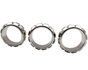 GF 304 acier inoxydable anneau pénien anneau pénien jouet sexuel anneau pénien pour grosse bite homme métal serrure pénis et testicule pour homme - Product Image 6