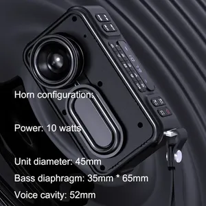 Sansui F29 Ngoài Trời Hi-Fi Loa Siêu Trầm Di Động Loa Không Dây FM Đài Phát Thanh Hỗ Trợ Tai Nghe Đầu Ra USB Ổ Đĩa TF Thẻ AUX - Product Image 5