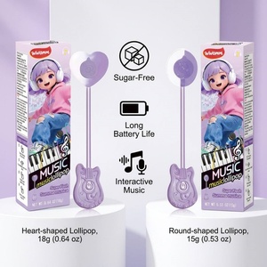 Sucettes dures sans sucre aux saveurs <span class=keywords><strong>de</strong></span> fruits, bonbons sonores amusants, jouets musicaux à conduction osseuse - Product Image 5