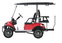 Importation de voiturette de golf électrique en acier 2 4 6 places pour voiture de ramassage de club de golf Buggy tout-terrain