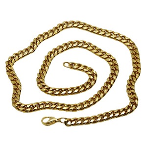 สร้อยคอผู้ชายสแตนเลสสตีลแบบ Cuban Link พร้อมตัวล็อคแบบก้ามปู ชุบทอง 18K ขัดเงาสี่ด้าน ราคาสุดคุ้ม - Product Image 5