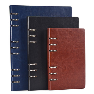 Cuadernos Personalizados de Hojas Sueltas Encuadernados en Cuero A5, Planificadores de Negocios B5 y Planificadores de Reuniones de Oficina A6 con Logotipo Impreso - Product Image 6