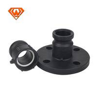 Raccords rapides 2 "PP Camlock Adaptateur de réservoir IBC Connecteur à bride