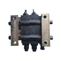 Pièces de chariot élévateur 2 bobines soupape de commande hydraulique pour Dalian CPCD50/CPCD60/CPCD70
