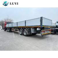Prix d'usine Chine – Semi-remorque à 2 essieux avec ridelles latérales en alliage d'aluminium pour le transport de marchandises en vrac, à vendre