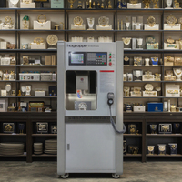 Machine de gravure CNC 5 axes RY-150-ATC, PLC 380V/220V, précision de positionnement de 0,01 mm, film protecteur d'écran de téléphone portable