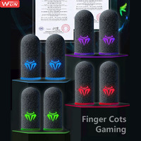 Manchettes de doigt respirantes pour jeux PUBG, anti-transpiration, pour écran tactile, gants de protection pour écran tactile mobile sensible
