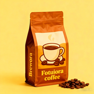 Odm Fabriek Op Maat Gemaakte Kwaliteit Milieuvriendelijke Ritssluiting Voor Voedselrits Verpakking Met Ventielstandaard Zakjes Platte Bodem Koffiezak - Product Image 2