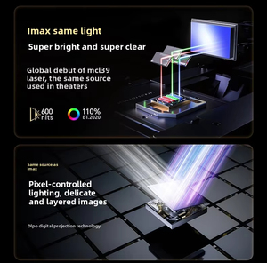 Projecteur Hisense L9Q 4K Cinéma à Domicile <span class=keywords><strong>3D</strong></span> 4G+1T Compensation de Mouvement Entièrement Automatique NFC Sans Fil Ultra Pleine Couleur Laser IMAX pour - Product Image 4