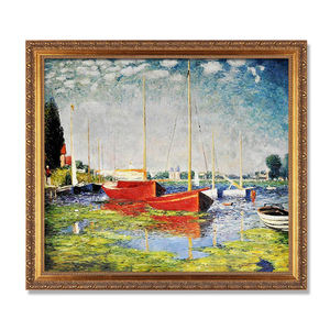 Pintura al óleo de alta calidad, óleo de la famosa reproducción artística de Claude Monet Sunrise - Product Image 3