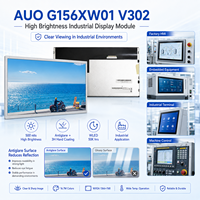 AUO G156XW01 V302 15,6 Zoll Industrielles LCD-Panel 500 Nits WXGA LVDS 30-Pin TFT-Anzeigemodul für HMI-Maschinensteuerung