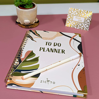 Fournitures de bureau non datées Checklist Bloc-notes Tâches quotidiennes Boost Productivité Journal Spiral Cuadernos to Do List Planner Notebook