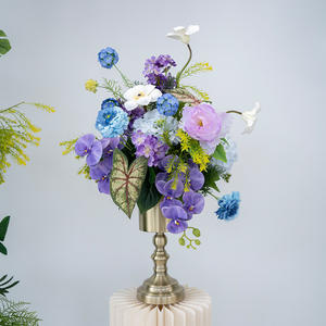 Arreglo Floral para Arco de Boda LANJO 5d, Fondo de Rosas de Seda, Camino de Flores Coloridas, Set de Arco para Fondo de Boda - Product Image 5