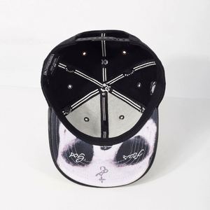 Wholesale ODM Custom Raised 3D Embroidery Logo Leather Brim Peaked <b>Cap</b> <b>Flat</b> Bill Fitted Hats Snapback Baseball <b>Caps</b> for <b>Men</b> - Product Image 6